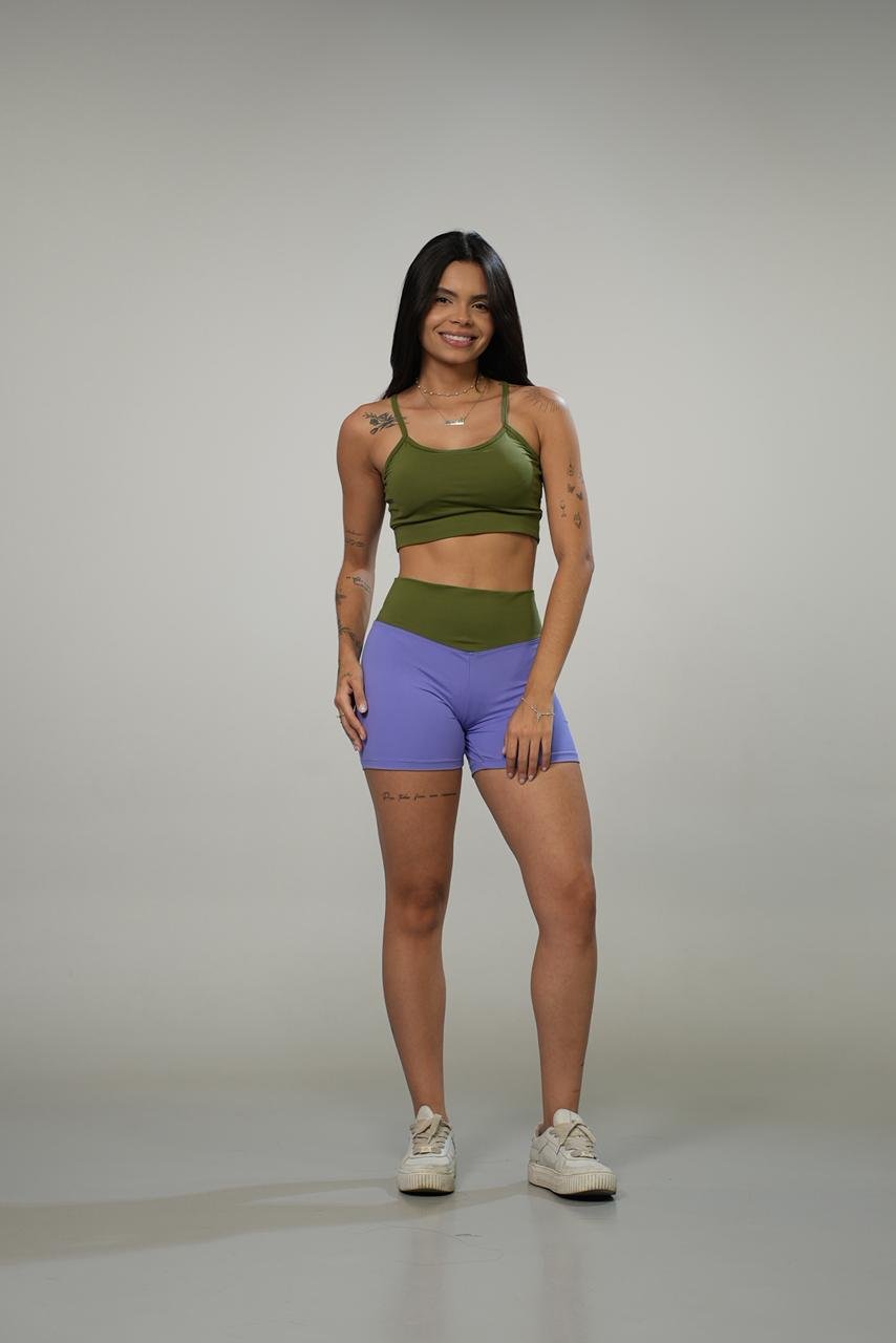 CONJUNTO SHORT EMPINA BUMBUM + TOP